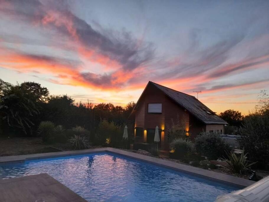 Chambre Dans Un Ecrin De Verdure Angrie Εξωτερικό φωτογραφία